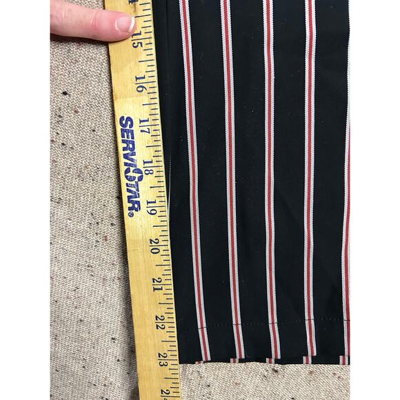 Max Studio Small Stripe Crop Palazzo Pants - Picture 4 of 7